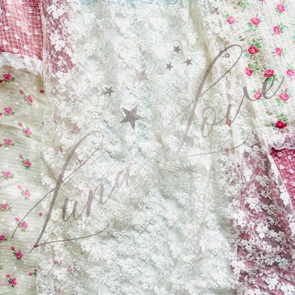FOR LOVE & LEMONS Elula Maxi Patchwork Floral Dress (size XS) NWT - Picture 5 of 13